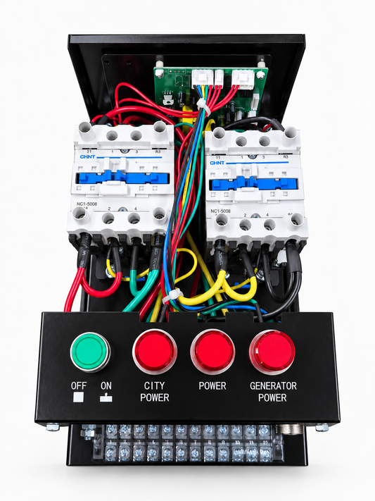 ATS trifase 5 PIN – componenti interni