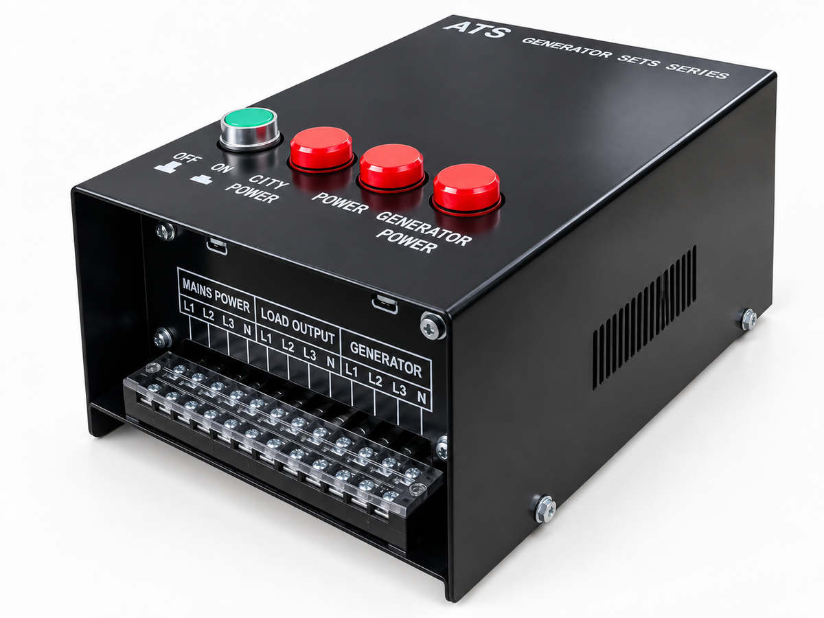 ATS trifase automatico – vista tre quarti