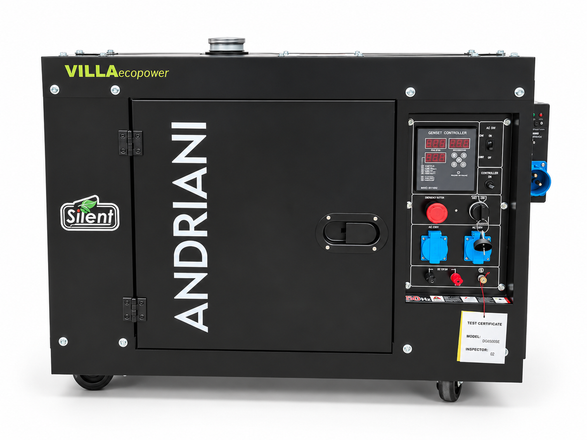 VILLAecopower 8 kVA generatore diesel monofase 230 V