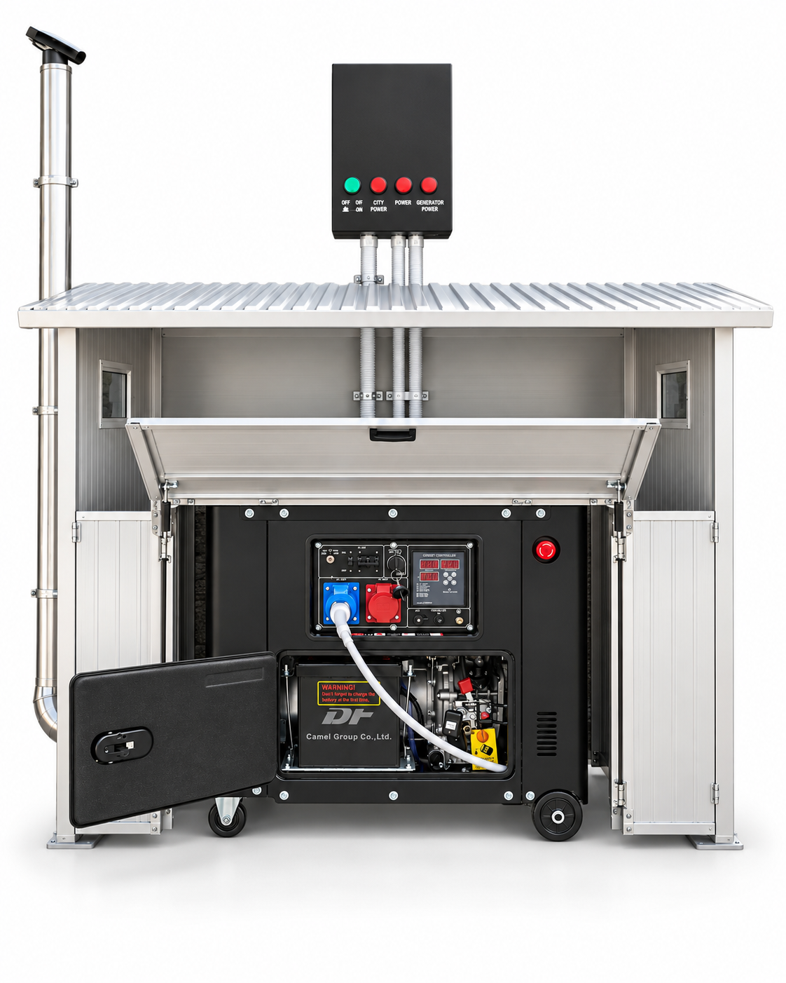 KIT VILLAecopower 10 kVA con QUBOlite e intervento automatico di emergenza
