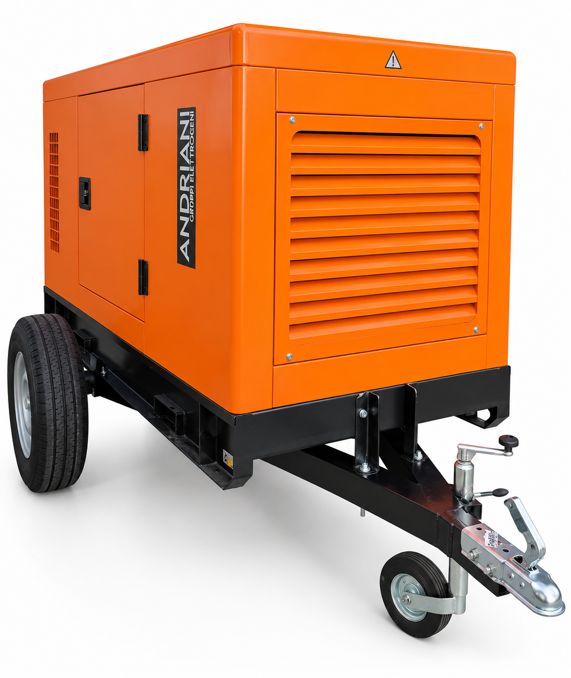 Gruppo elettrogeno 30kW carrello traino lento AGRICOLO