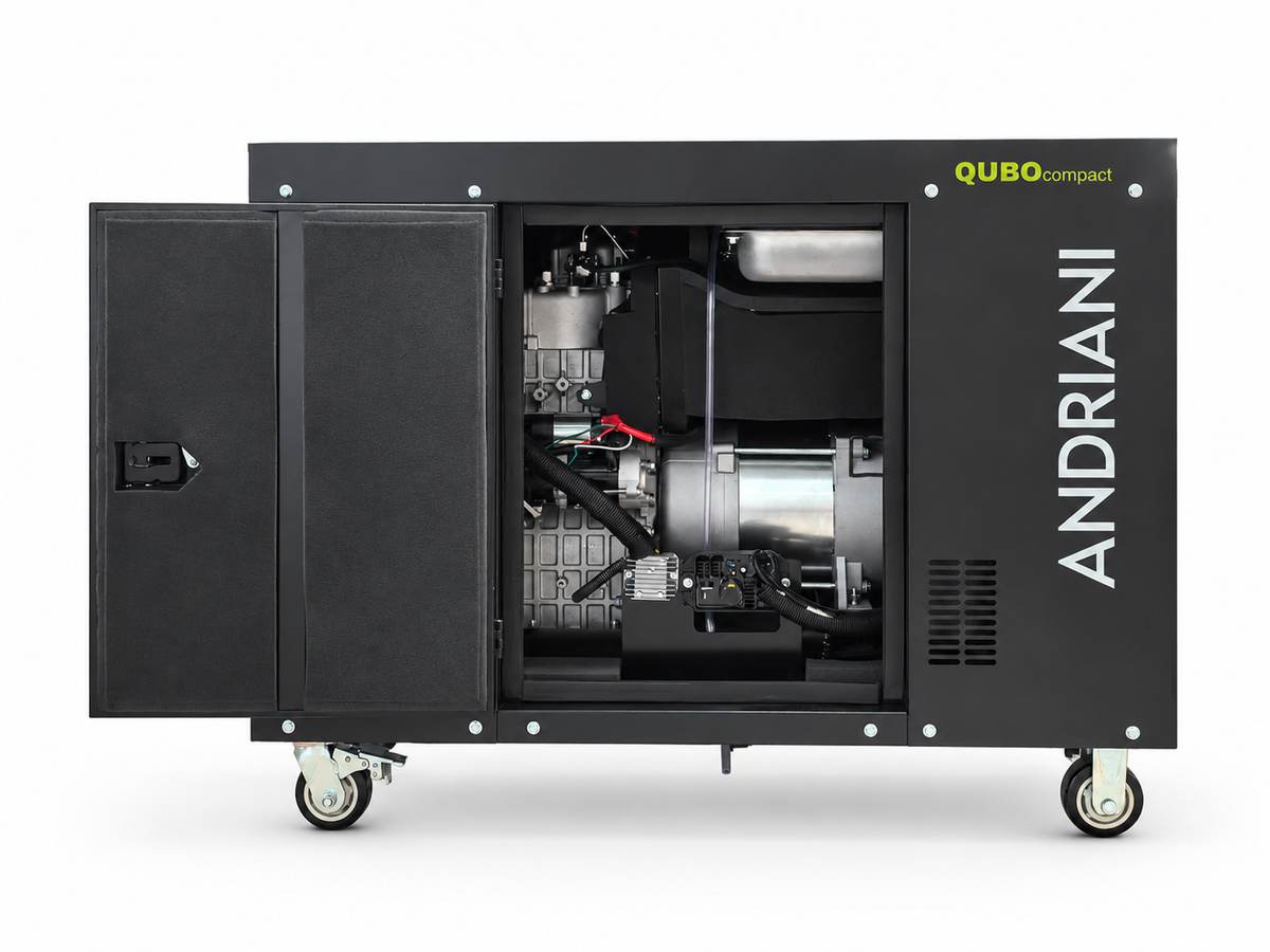 QUBOcompact 20 kVA diesel trifase – dettaglio tecnico