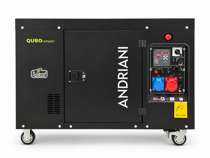 QUBOcompact 20 kVA gruppo elettrogeno trifase 400/230 V – vista laterale