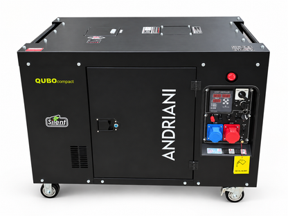 QUBOcompact 20 kVA diesel raffreddato ad aria – vista laterale