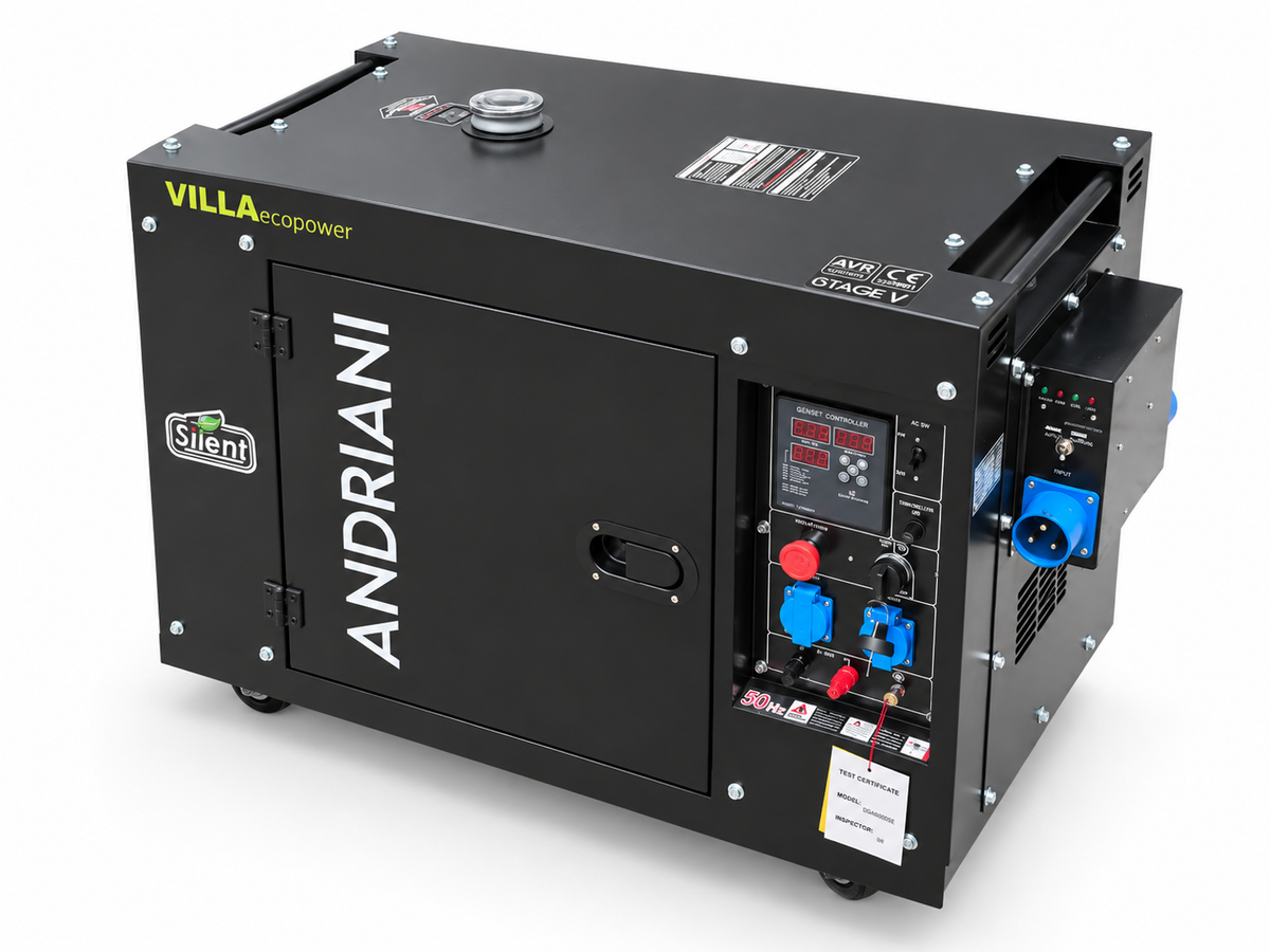 VILLAecopower gruppo elettrogeno con intervento automatico