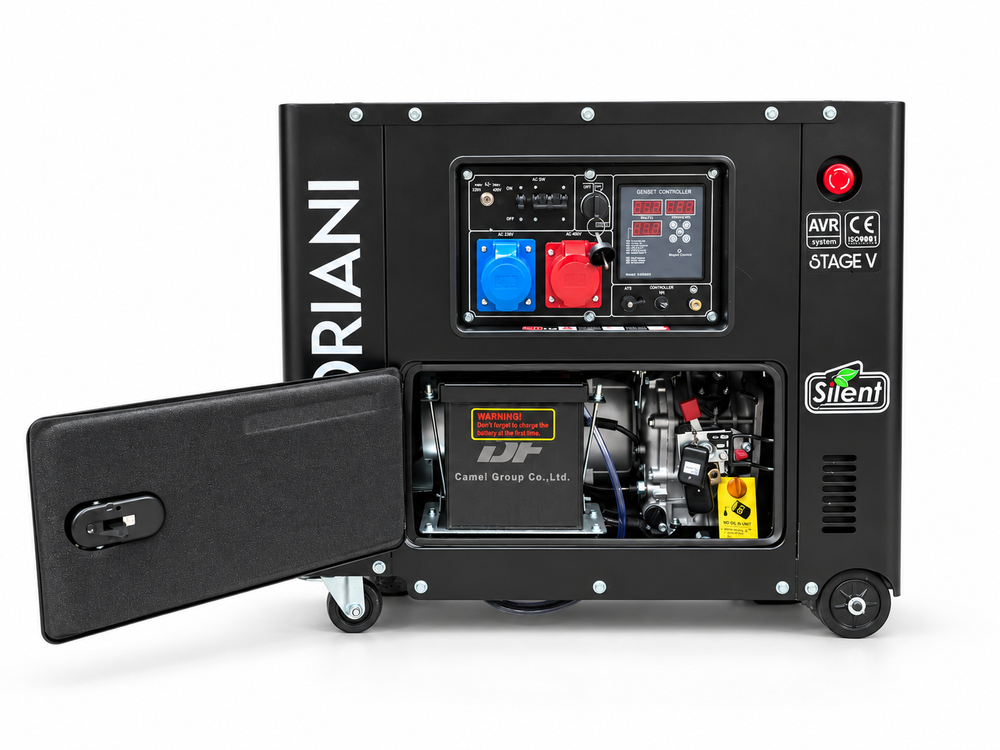 QUBOlite 10 kVA gruppo elettrogeno diesel del KIT VILLAecopower