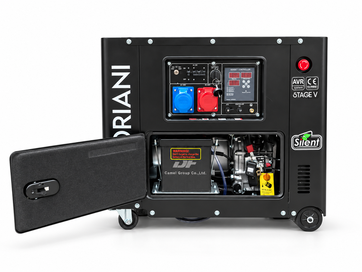 QUBOlite 10 kVA gruppo elettrogeno diesel del KIT VILLAecopower