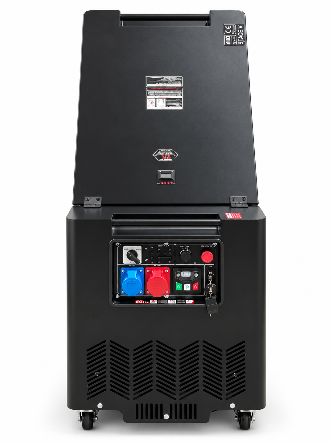 QUBOsmart 16 kVA dettaglio tecnico e pannello generatore