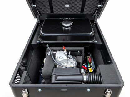 QUBOsmart 16 kVA vista laterale generatore diesel silenziato